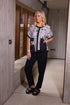 Ora Elasticated Waist Straight Leg Trousers with Pockets ORS25101